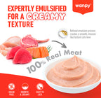 Wanpy Superfoods – Expertly emulsified creamy texture with 100% real meat