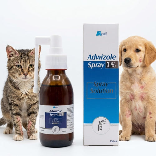 ADWIA Adwizole Spray 1% Antifungal for Dogs & Cats 100ml – image 1