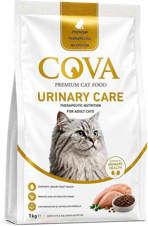 Rafiqi Kova Urinary Tract Care Therapeutic Cat Dry Food - Dry Food for Adult Cats 1kg