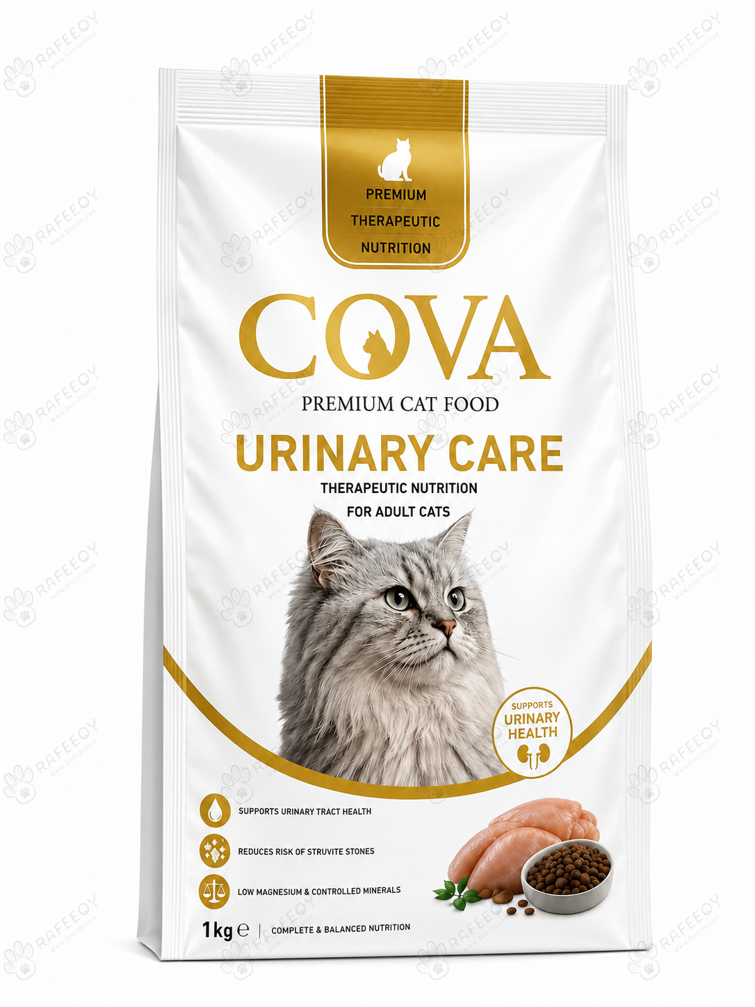 COVA Urinary Care Premium Dry Cat Food for Adult Cats – 1 kg