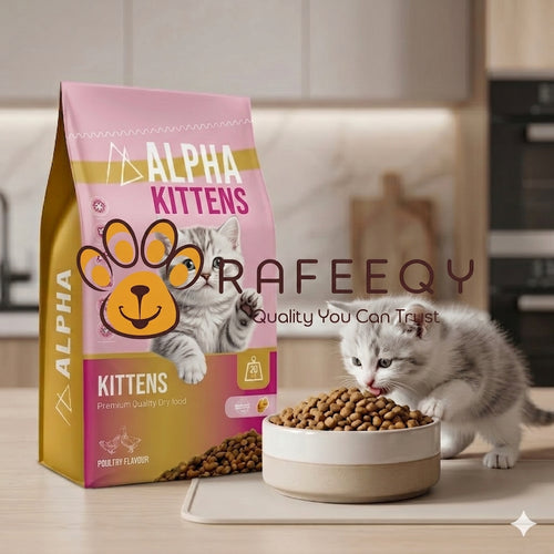 ALPHA Kittens Premium Dry Cat Food – Poultry Flavour – 1 kg