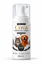Cova Premium Foam Noir Scented no-rinse cleansing foam for cats and dogs 200ml bottle